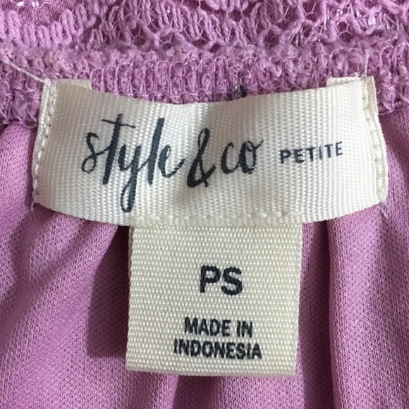 Pink Lace Bell Sleeve Off the Shoulder top - Picture 6 of 7